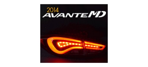 EXLED PANEL LIGHTING REAR POWER LED BRAKE MODULES SET FOR HYUNDAI THE NEW AVANTE MD 2013-15 MNR